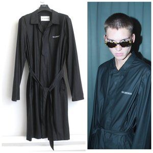 HAN KJOBENHAVN MEN'S GARDEN RAINCOAT BLACK Sz-XL